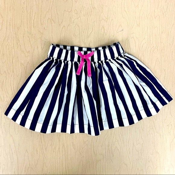 Hanna Andersson Other - Hanna Andersson Skirt Girls 3 90 cm 3T Stripes Navy White Stripes Skip Hop Twirl